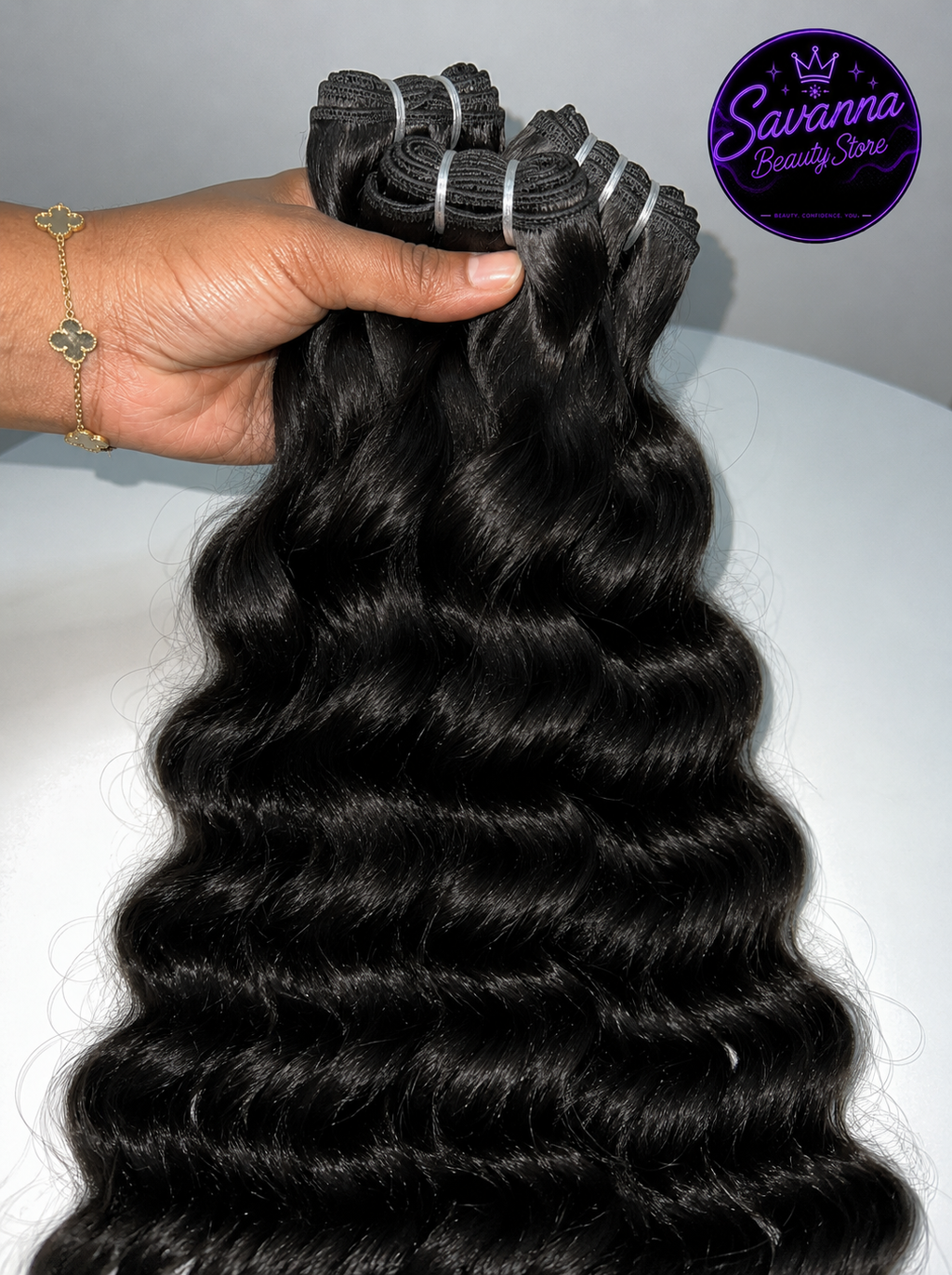 Raw Deep Wave Hair – 3 Bundle Deal
