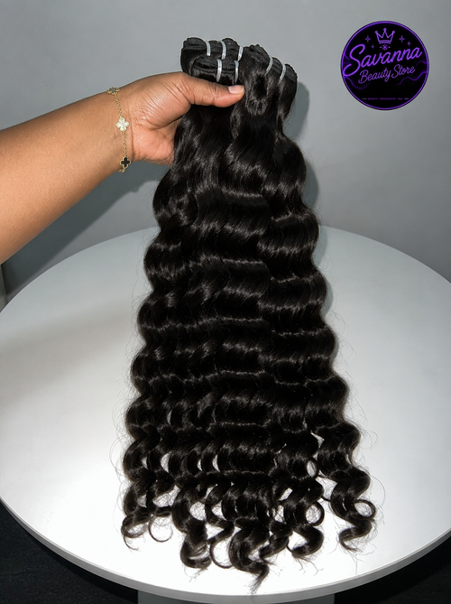 Raw Deep Wave Hair – 3 Bundle Deal